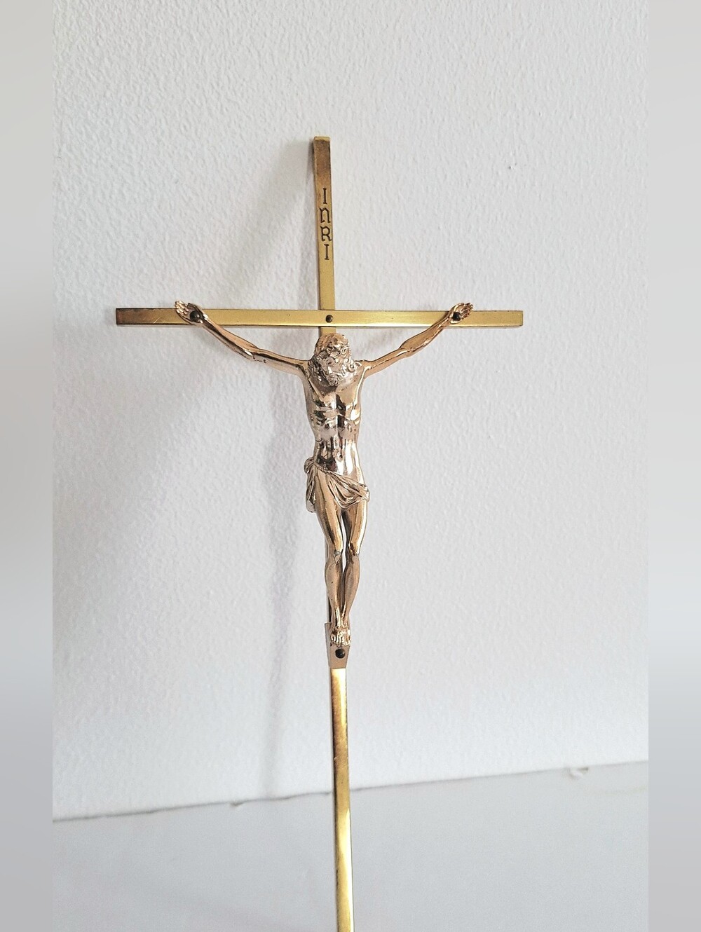 Brass crucifix